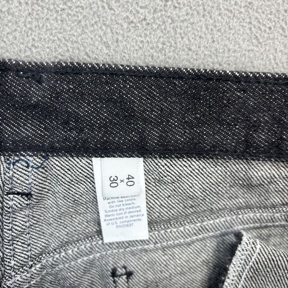 Power Blues Clothing Co. Dark Wash Denim Jeans Mens Size 40x30 NEW w/ Tags - Picture 5 of 10